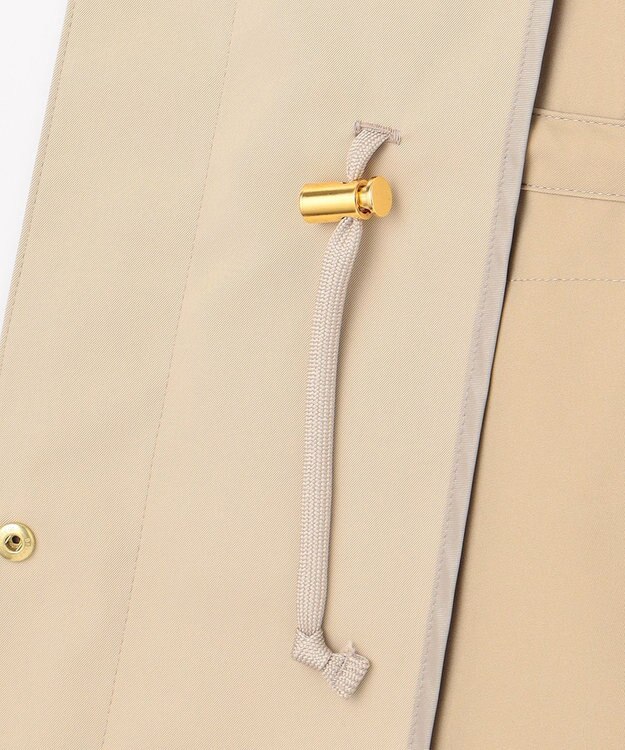 J.PRESS LADIES 【洗える】ソロテックス ドライツイル ノーカラー コート ベージュ系