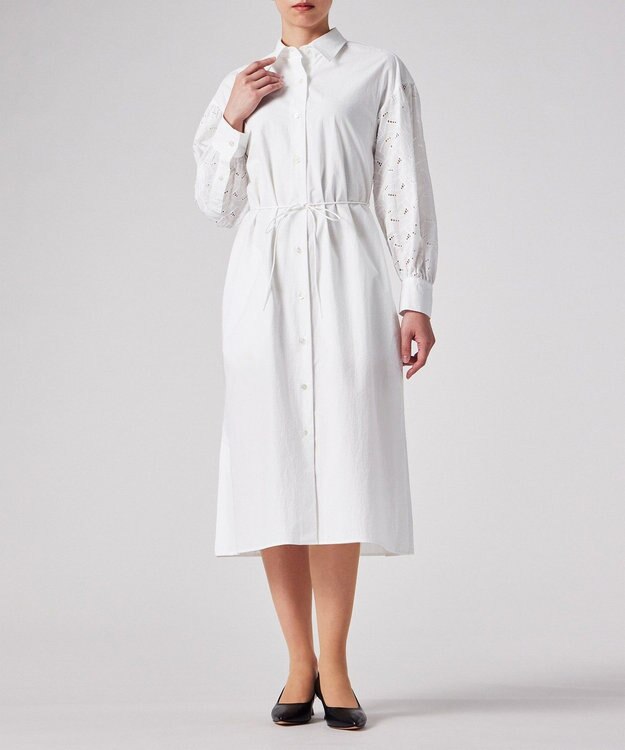 Paul Smith 【洗える】コットンレース ワンピース ホワイト