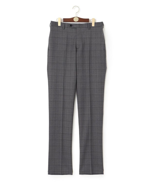 J.PRESS MEN 【J.PRESS MOVING】REDA 1865 メランジウィンドーペーン スラックス グレー系4
