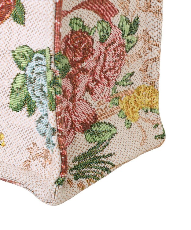 Maison de FLEUR フラワーガーデン柄ゴブラン2Wayスクエアトート Multi