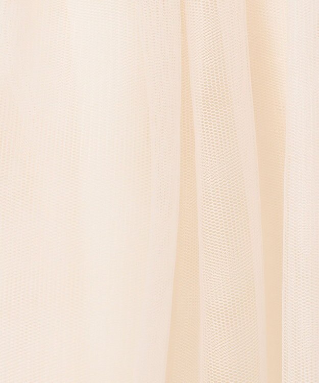 ANY KIDS チュール付き ジャンパースカート エクリュ