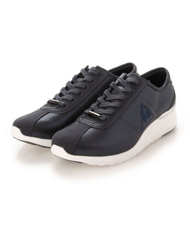 Riz raffinee <Riz raffinee>【le coq sportif×Riz raffinee】厚底スニーカー ネイビービー