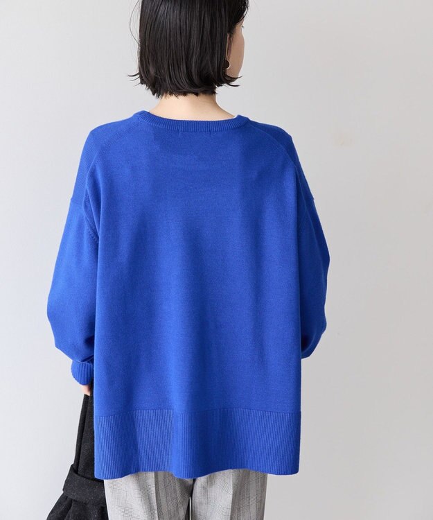 AMERICAN HOLIC バイパチサイドスリットニットプルオーバー Blue