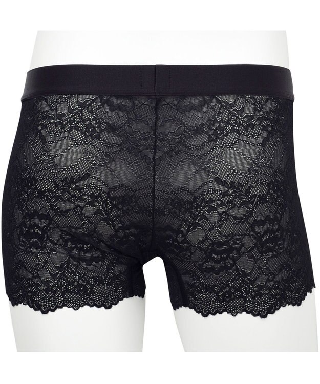 WACOAL MEN ボクサーパンツ 【レースボクサー】 美しさと快適さを追求 通気性 前閉じ WT3822 /ワコールメン ブラック
