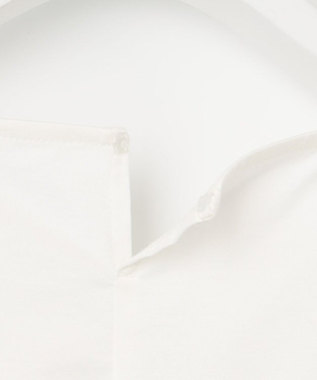 自由区 【洗える・ジャージー素材】フロントレースジャージー プルオーバー ホワイト系