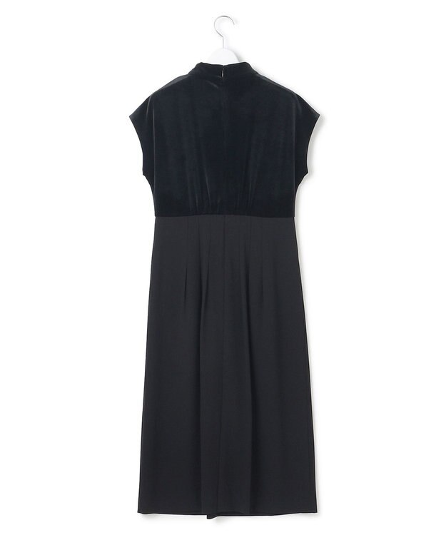 23区 【APPLAUDIR】ベルベットコンビ ドレス ブラック系