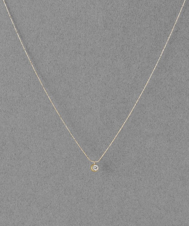 Phoebe 【金属アレルギー対応】スパークルドットビジューネックレス/ニッケルフリー ゴールド ゴールド