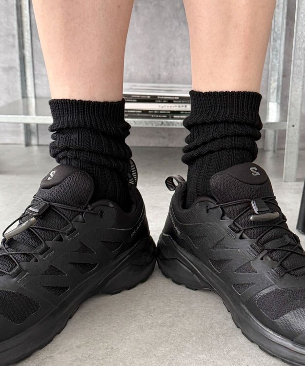 WEGO ゆるローゲージソックス（R） ブラック