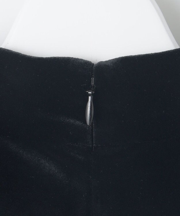 23区 【APPLAUDIR】ベルベットコンビ ドレス ブラック系