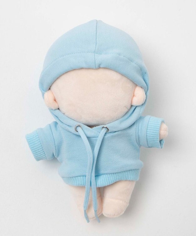 WEGO 【痛バ＆推し活】ぬい無地パーカー15cm サックス