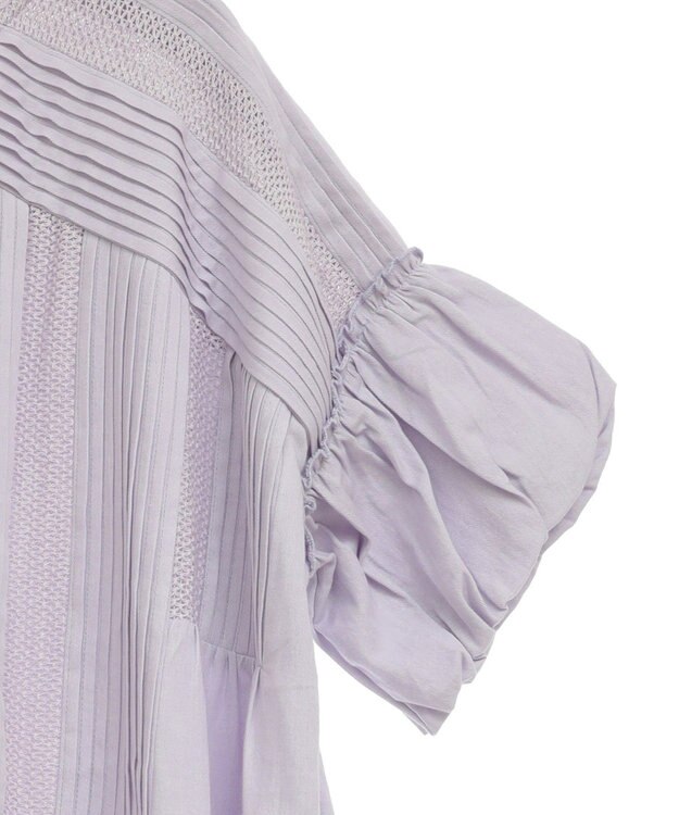 CRAFT STANDARD BOUTIQUE クロッシェレースピンタックワンピース Purple