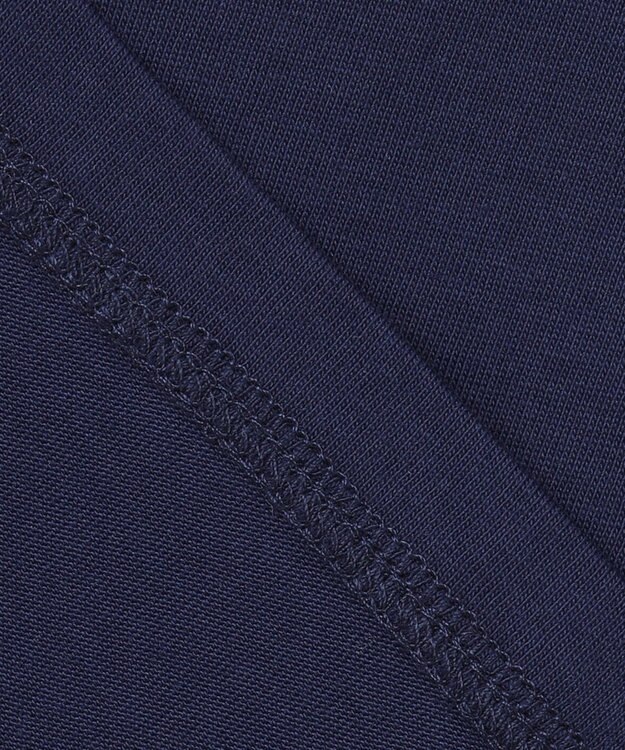 Feroux 【UVケア】バイカラーラッフルスリーブ Ｔシャツ ブルー系