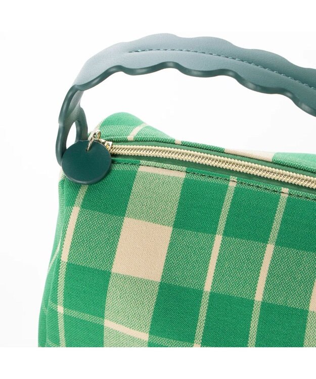 UNBILLION cachecache 波型ショルダースクエア2wayボストン グリーン