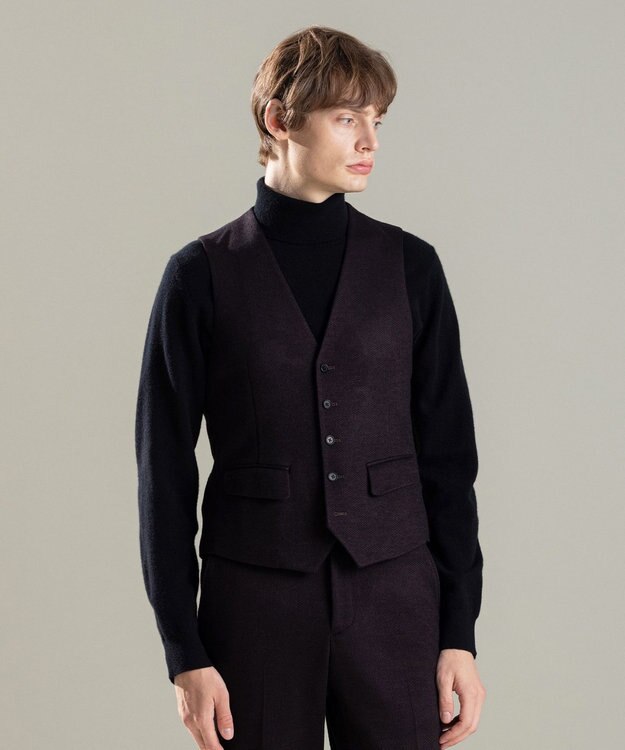 JOSEPH HOMME ドビージャージー　ジレ ダークブラウン系