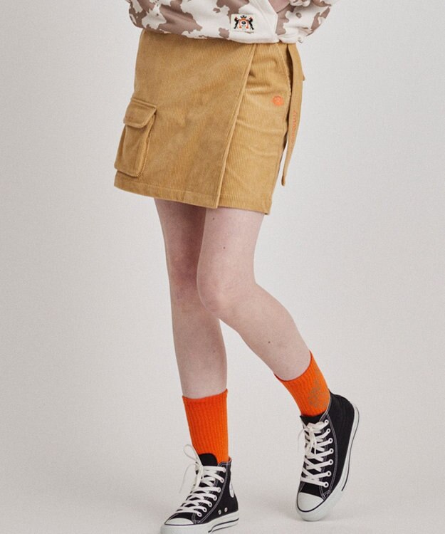 PW CIRCULUS 【WOMEN】コーデュロイ スカート見えショーツ ベージュ系