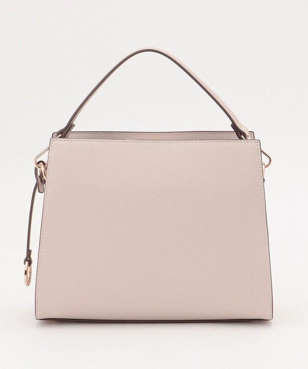 組曲 ベルトデザインスクエアショルダーバッグ アイボリー系