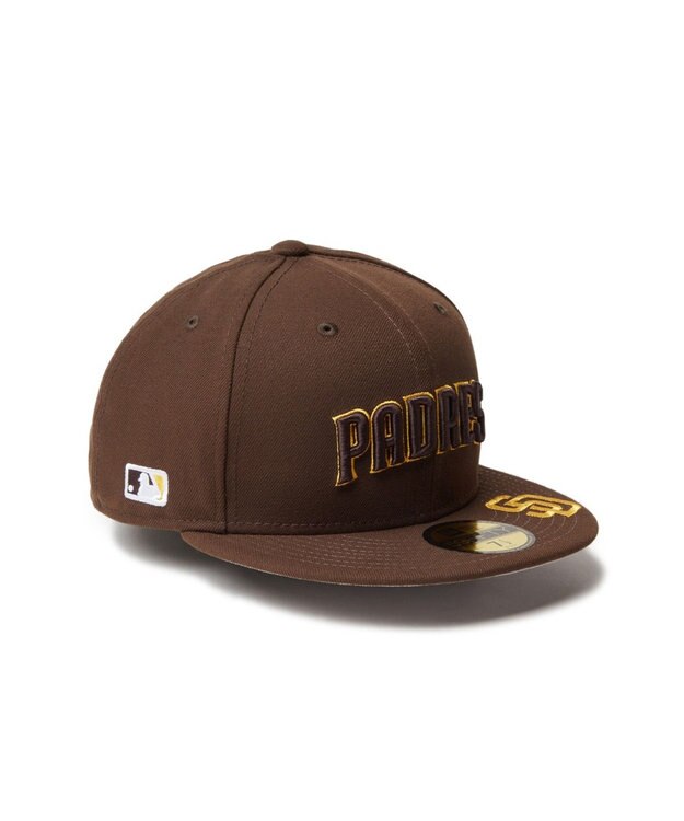 WEGO 【ユニセックス着用ITEM】NEWERA　5950　MLB　VISOR　LOGO ブラウン