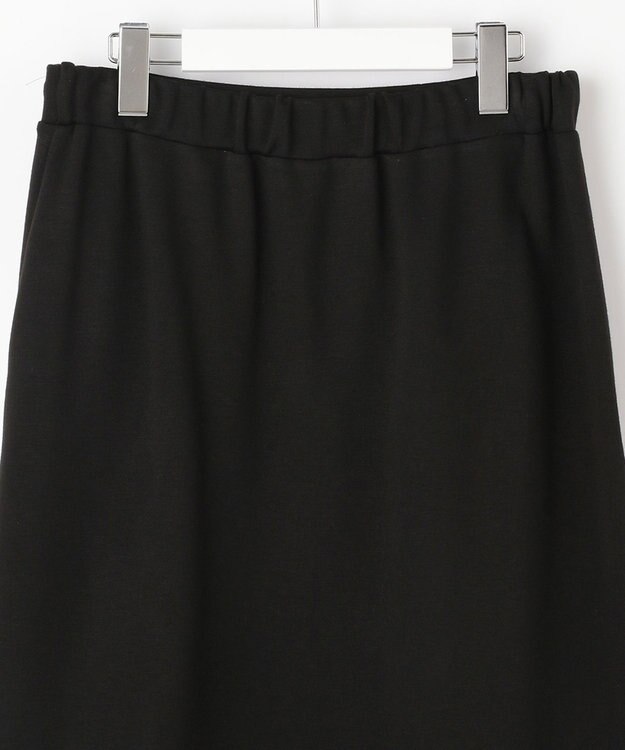 J.PRESS LADIES 【洗える】デュアルウォームポンチ スカート ブラック系