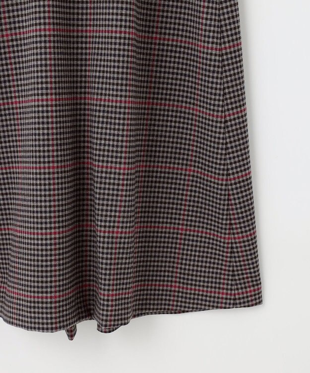 組曲 T/Rツイルストレッチ フレアパンツ ライトグレー系3