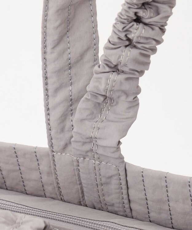 Y'SACCS 【Y’SACCS vous et】ギャザーハンドル2WAYヌビバッグ グレー