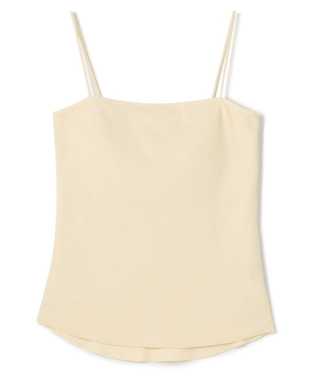 uncrave 【洗濯機洗い可】リブ カップ付き キャミソール（uncrave STANDARD） エクリュ