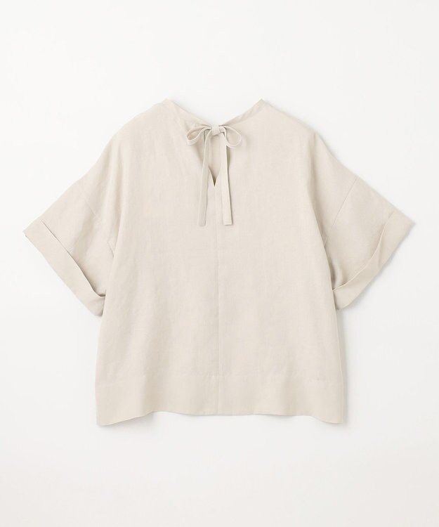 NAVE 【ReNAVE　洗える】スラブツイルブラウス ベージュ系
