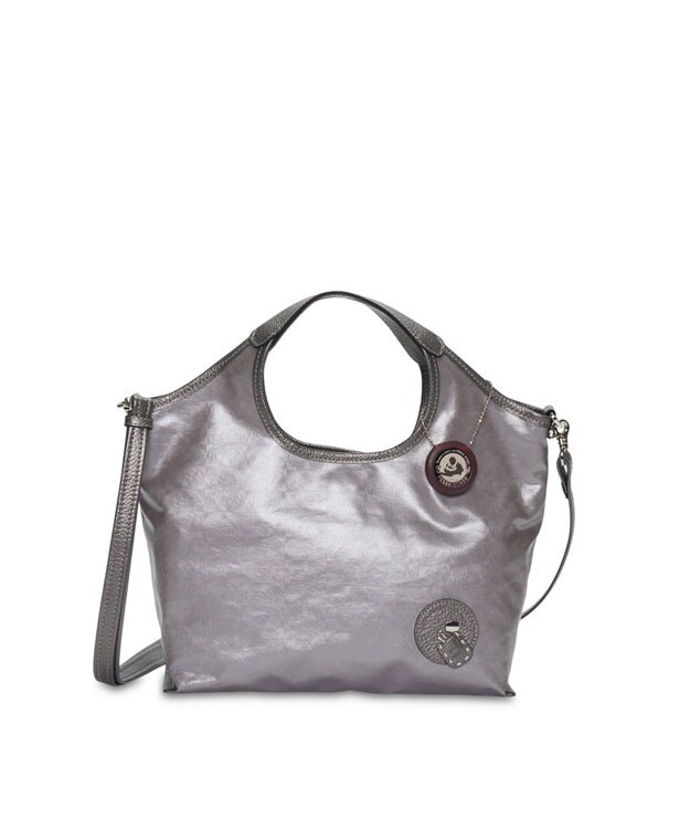 PELLE BORSA 2WAYハンドバッグ Alive アライブ 9085 ガンメタ