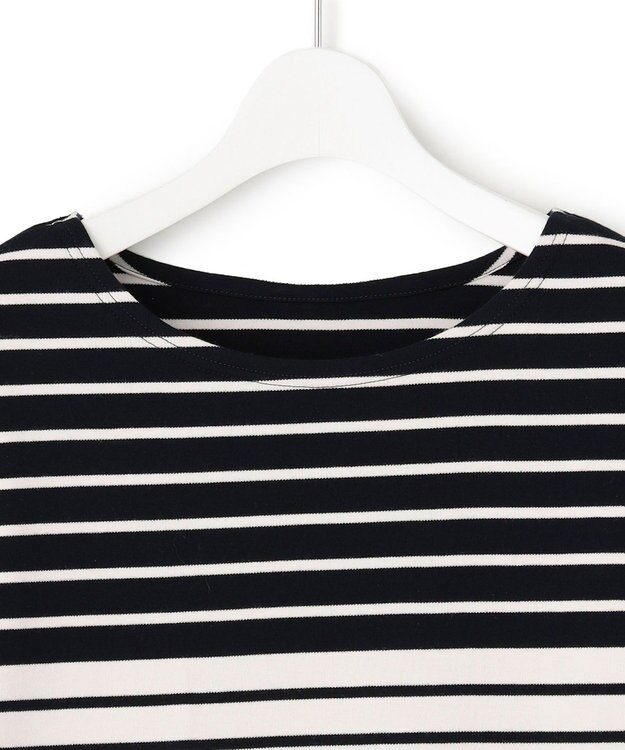 23区 【Oggi4月号掲載/洗える】Armor-lux バイカラーボーダー カットソー ネイビーxアイボリーボーダー