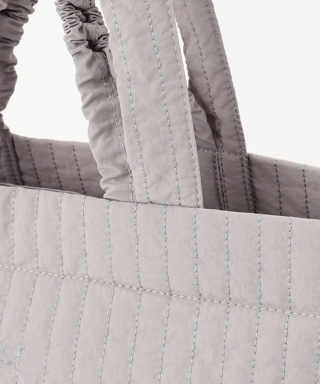 Y'SACCS 【Y’SACCS vous et】ギャザーハンドル2WAYヌビバッグ グレー