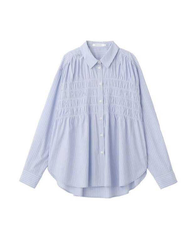 AMERICAN HOLIC シャーリングシャツ Stripe Sax