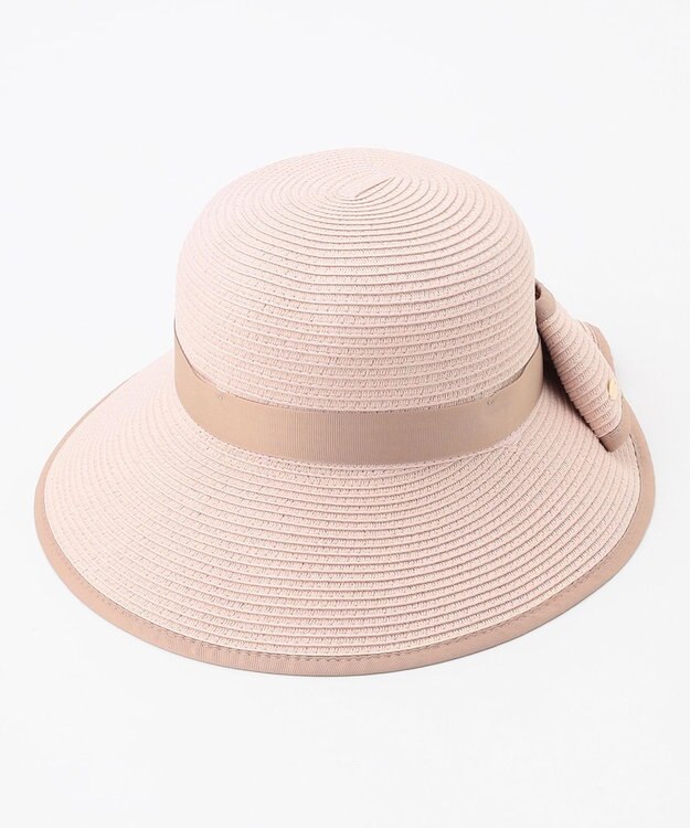 TOCCA 【UV97%以上カット・吸水速乾・抗菌防臭・洗える・サイズ調整可】BACK RIBBON HAT ハット ピンク系