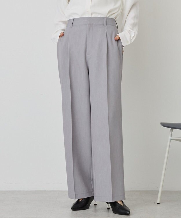 AMERICAN HOLIC 美・美・美ワイドパンツ Gray Mixture