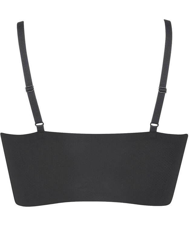 WACOAL 【GOCOCi ゴコチ】 ノンワイヤーブラ ハーフトップ ベタつきにくく乾きやすい 通気性がよい 立体的なバストシルエット ブラトップ レディース CGG271 /ワコール ブラック