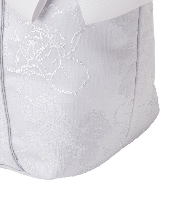 Maison de FLEUR ブルーマニアボリュームリボン２ＷａｙトートＭバッグ Light Blue