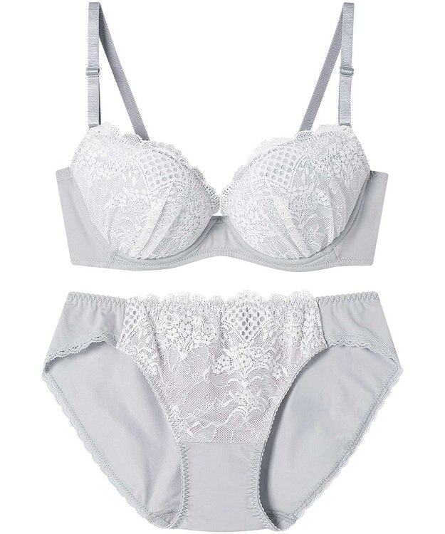 une nana cool 【WEB限定】ブラ＆ショーツセット グレー