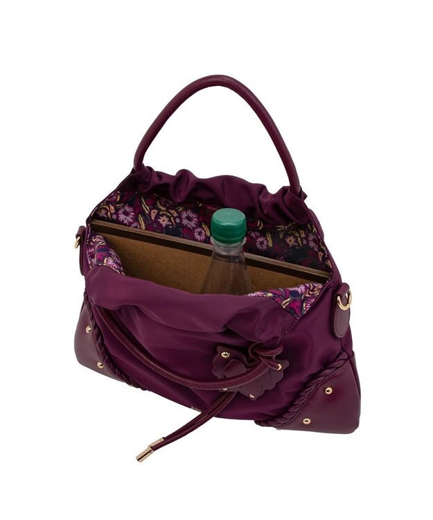 ANNA SUI バタフライツイスト 2wayハンドバッグ ボルドー