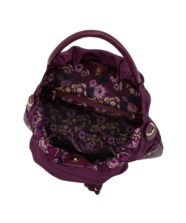 ANNA SUI バタフライツイスト 2wayハンドバッグ ボルドー