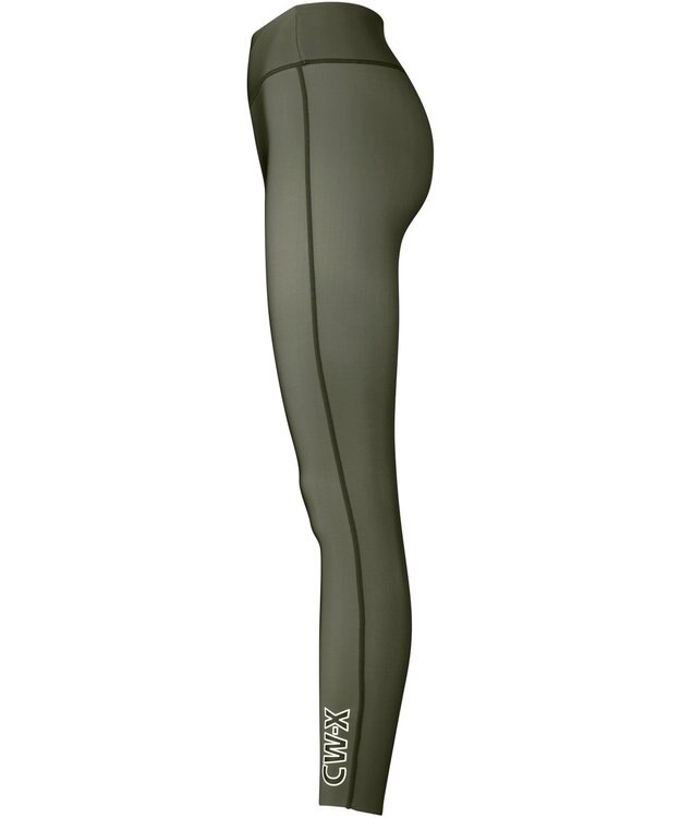 CW-X 【WOMEN】 スポーツタイツ ロング 吸汗速乾 UVカット率90%以上 VCY299 /ワコール カーキ