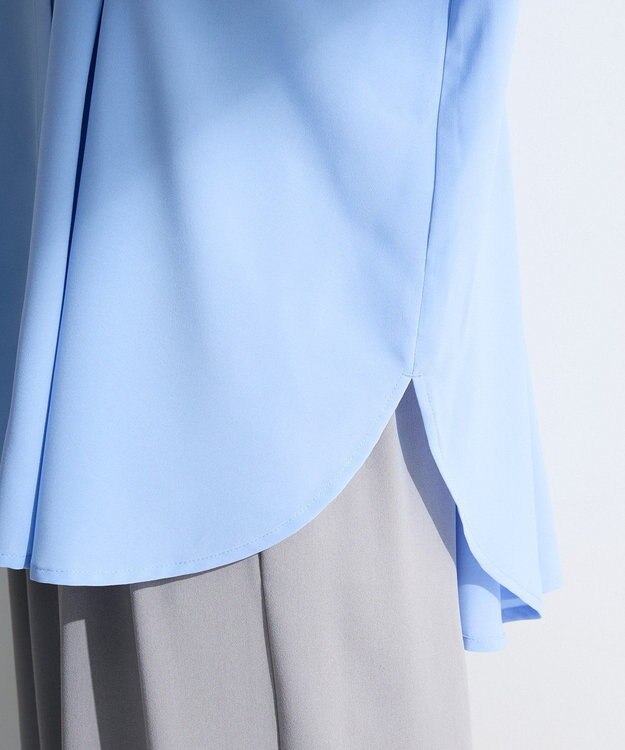 Green Parks ウエストタックシャツチュニック Sax