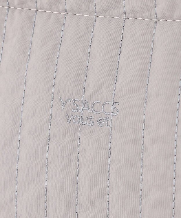 Y'SACCS 【Y’SACCS vous et】ギャザーハンドル2WAYヌビバッグ グレー