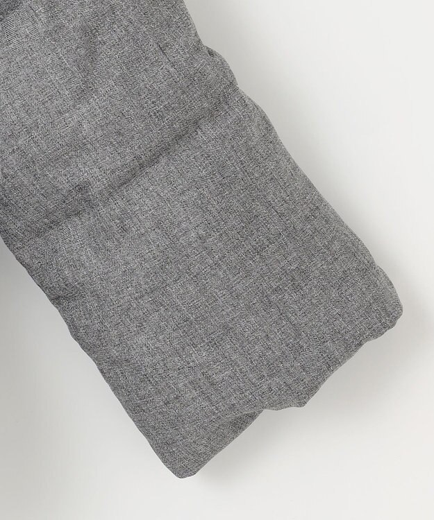 組曲 KIDS 【150-170cm】ウールライク ダウンコート ライトグレー系