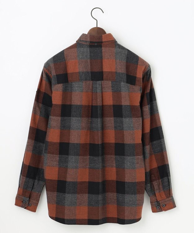 JOSEPH ABBOUD MOUNTAIN 【UNISEX】オーガニックマウンテン ネルシャツ オレンジ系4