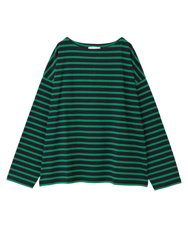 Green Parks ボーダーゆるチュニック Green