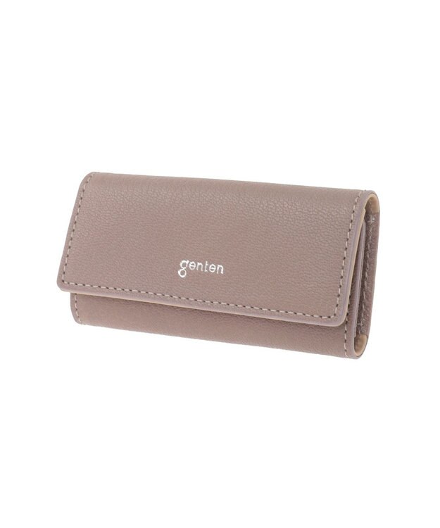 genten フレスコ キーケース ローズグレー