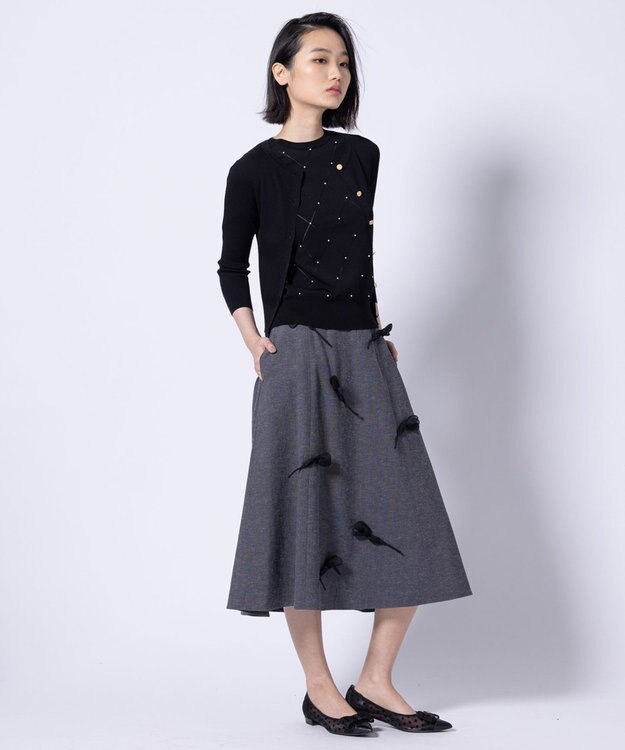 TOCCA 【洗える】SPRINGTIME KNIT ニットカーディガン ブラック