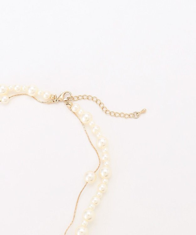 ANY SIS ロンデルパール調ステーション ネックレス キスカ