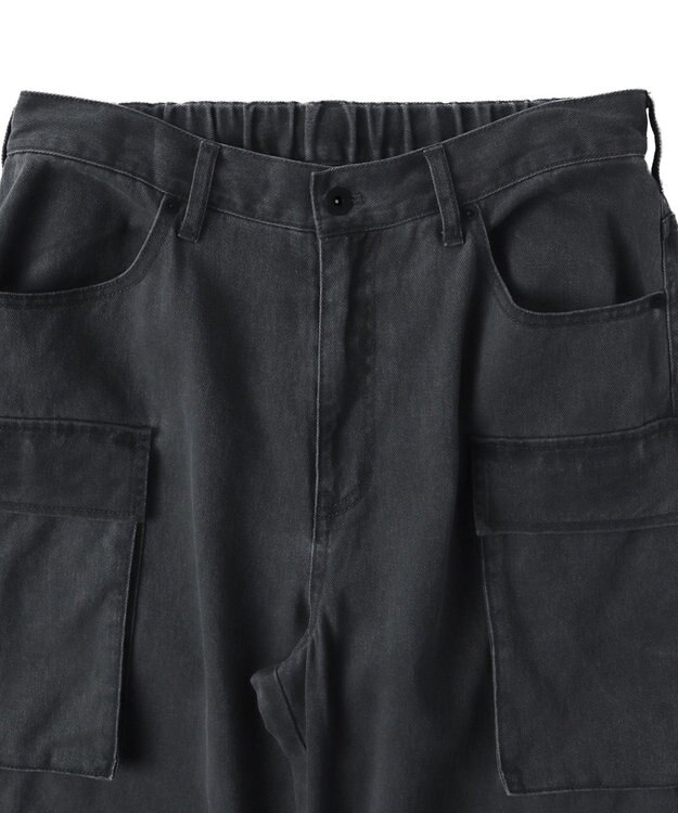 WEGO マルチポケットワイドカーゴパンツ スミクロ