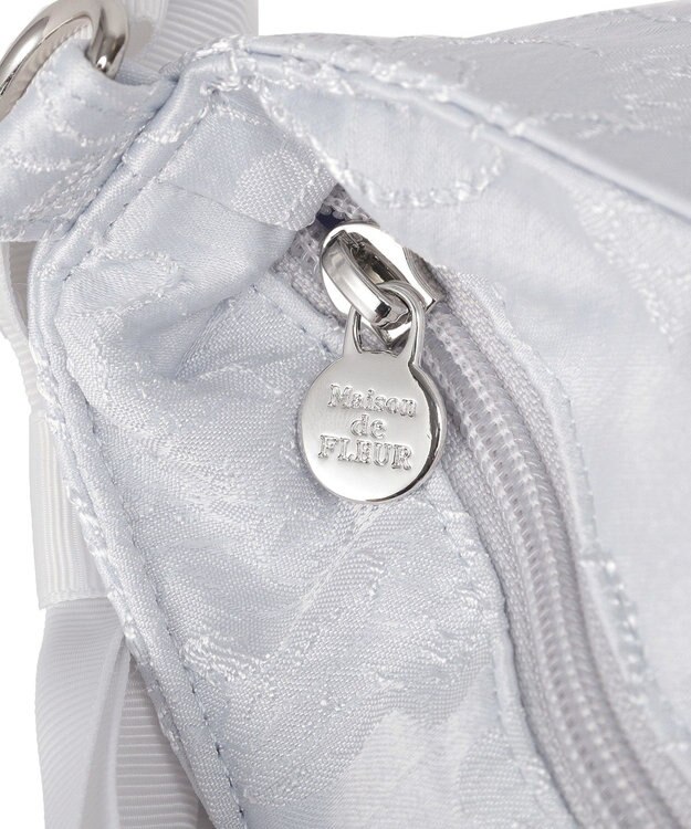 Maison de FLEUR ブルーマニアボリュームリボン２ＷａｙトートＳバッグ Light Blue