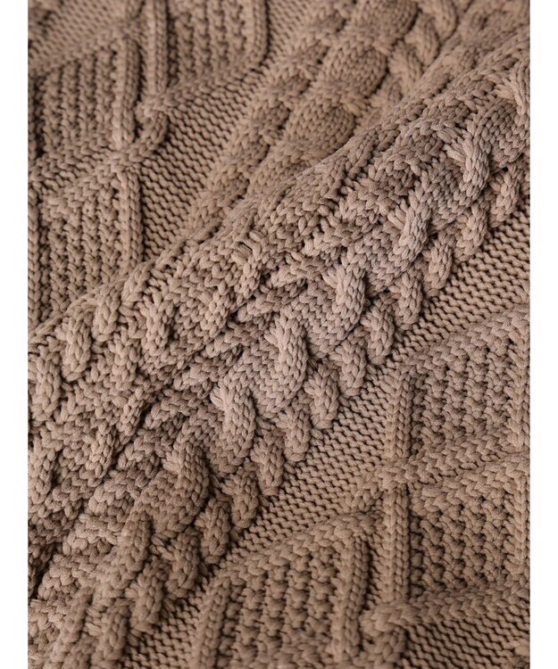 CRAFT STANDARD BOUTIQUE リサイクルポリエステルヘンリーネックプルオーバー Beige