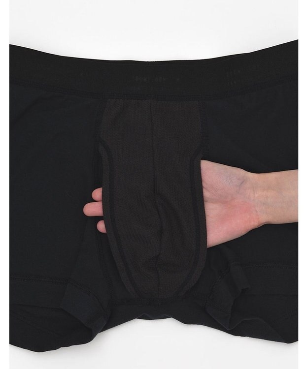 WACOAL MEN WACOAL MEN N.HOOLYWOOD COMPILEコラボ ボクサーパンツ 【気持ちいいパンツ】 綿混 フロントの安定性・快適性 毛玉になりにくい素材 前閉じ WT3423 /ワコールメン ブラック